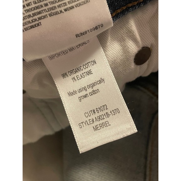 AGOLDE Merrel Jeans Women Size 28 High Rise Straight Leg Organic Cotton - Picture 5 of 5